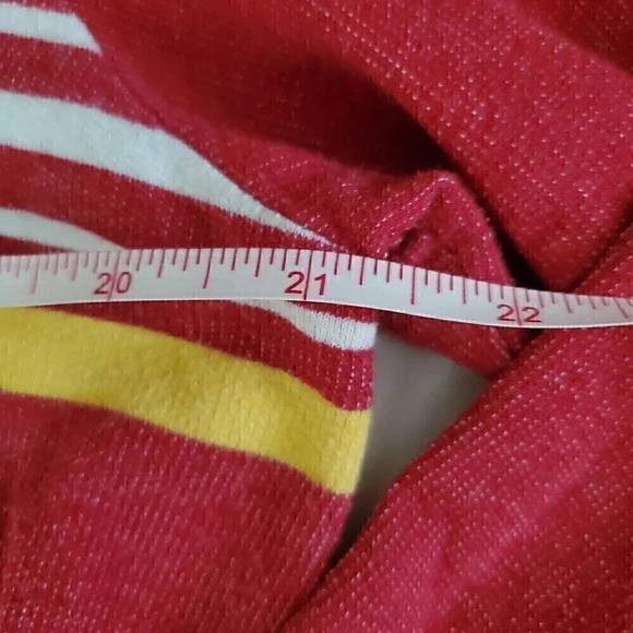 Women's UG APPAREL Tunic Iowa State Cyclones Red Yellow Logo SZ L Large Pockets - Picture 8 of 8